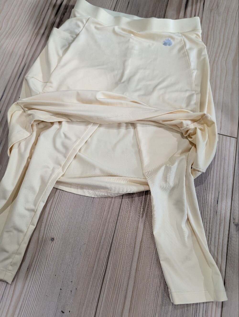 Snoga Athletics Modest Athletic Skirt Leggings Size Small Cream Ivory Pocket Act - Picture 3 of 7